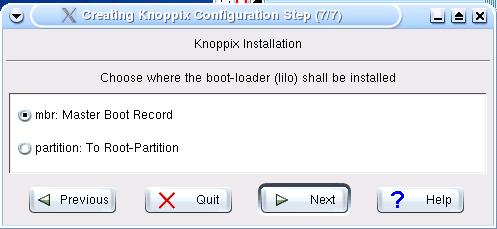 Posizione del boot-loader